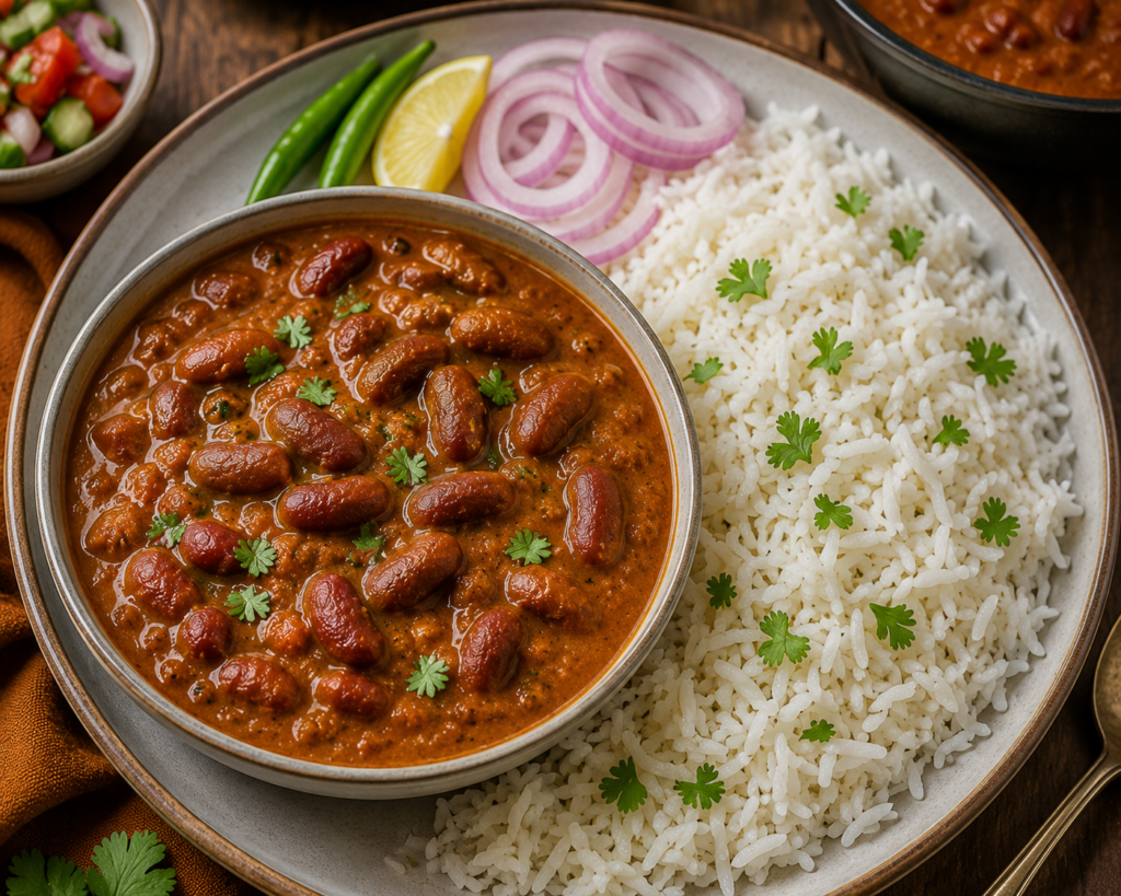 Punjabi lal rajma recipe