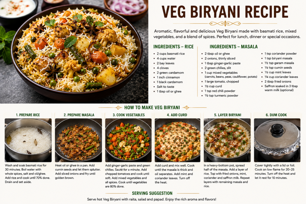 Veg biryani recipe hebbars Kitchen